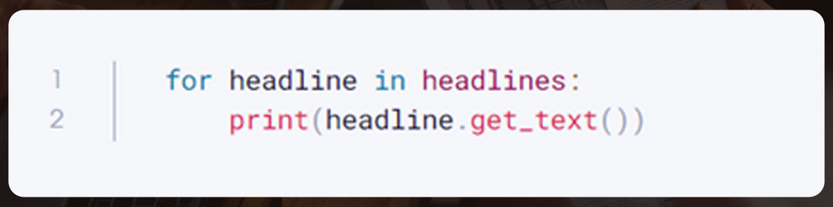 The-object-headline-is-a-list-of-a-tag.-To-extract-it,-use-for-loop..jpg